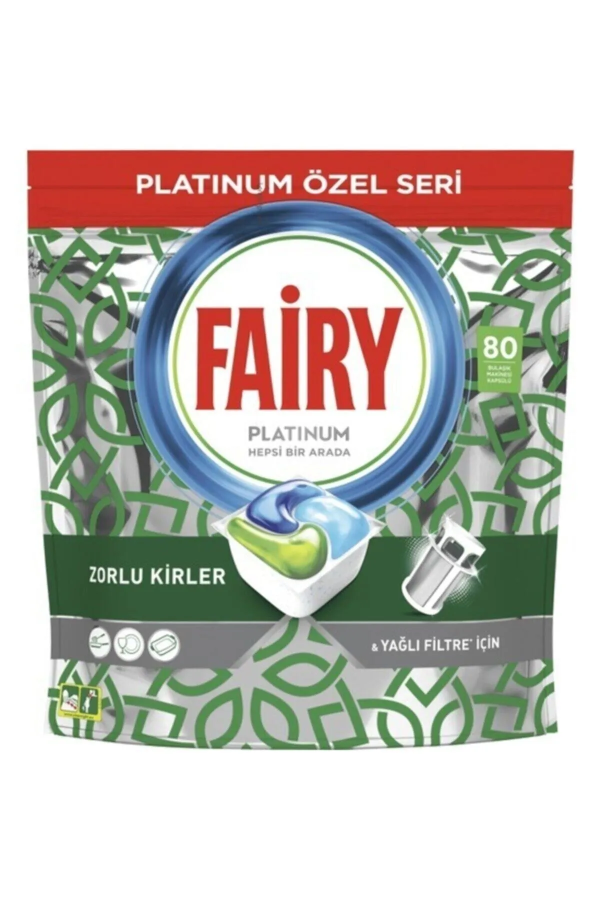 قرص ظرفشویی فیری پلاتینیوم 80 عددی |FAIRY