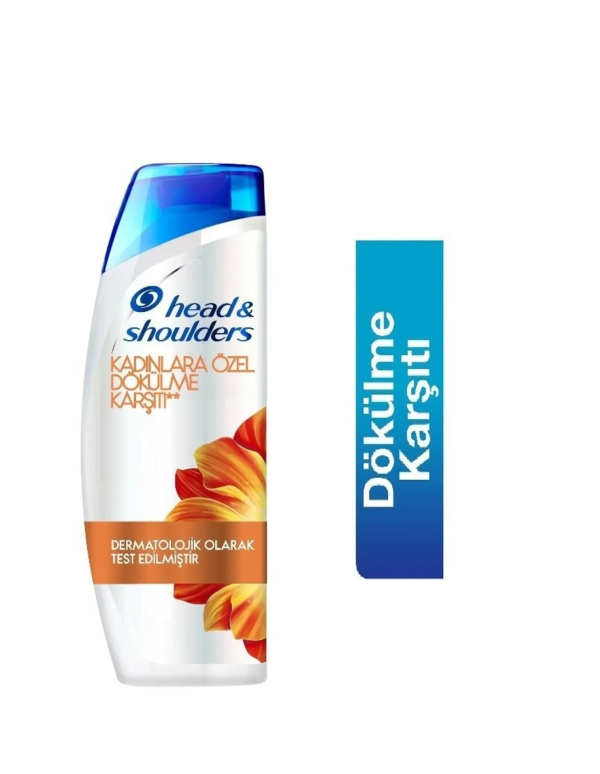 شامپو ضد شوره و ضد ریزش زنانه هد اند شولدرز مدل Kadınlara Özel Dökülme Karşıtı حجم 330 میل | head & shoulders