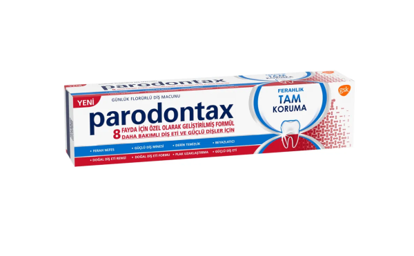 خمیر دندان 8 کاره پارودونتکس مدل Tam Koruma وزن 50 گرم Parodontax